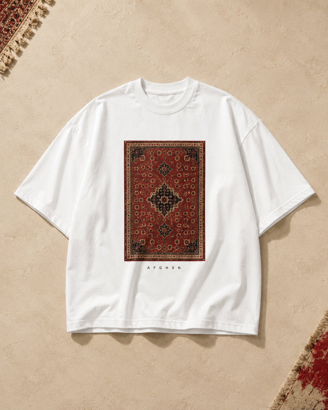 AFGHXN Carpet Tee — Red